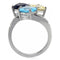 Vintage Rings TK094 Stainless Steel Ring with Synthetic