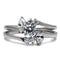 Vintage Rings TK096 Stainless Steel Ring with AAA Grade CZ