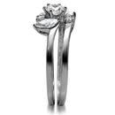 Vintage Rings TK096 Stainless Steel Ring with AAA Grade CZ