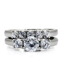 Vintage Rings TK098 Stainless Steel Ring with AAA Grade CZ