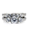 Vintage Rings TK098 Stainless Steel Ring with AAA Grade CZ