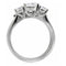 Vintage Rings TK098 Stainless Steel Ring with AAA Grade CZ