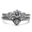 Vintage Rings TK099 Stainless Steel Ring with AAA Grade CZ