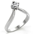 Vintage Rings TK0W260 Stainless Steel Ring with AAA Grade CZ