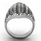 Vintage Rings TK1009 Stainless Steel Ring with Top Grade Crystal