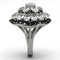 Vintage Rings TK1016 Stainless Steel Ring with AAA Grade CZ