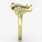 Gold Plated Rings TK1023 Gold - Stainless Steel Ring with Top Grade Crystal