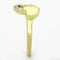 Gold Plated Rings TK1024 Gold - Stainless Steel Ring with Crystal