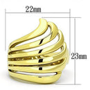 Gold Plated Rings TK1028 Gold - Stainless Steel Ring