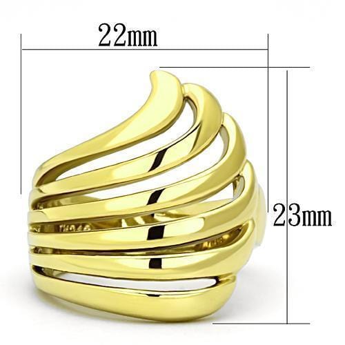 Gold Plated Rings TK1028 Gold - Stainless Steel Ring