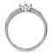 Vintage Rings TK103 Stainless Steel Ring with AAA Grade CZ