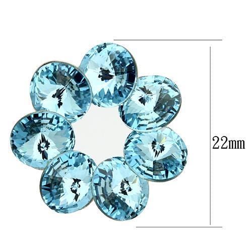 Stud Earrings For Women TK1044 Stainless Steel Earrings with Crystal