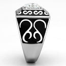 Mens Stainless Steel Rings TK1050 Stainless Steel Ring with AAA Grade CZ