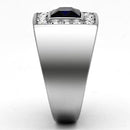 Mens Stainless Steel Rings TK1051 Stainless Steel Ring with Synthetic