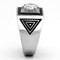 Mens Stainless Steel Rings TK1053 Stainless Steel Ring with AAA Grade CZ