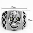 Mens Stainless Steel Rings TK1056 Stainless Steel Ring with Crystal