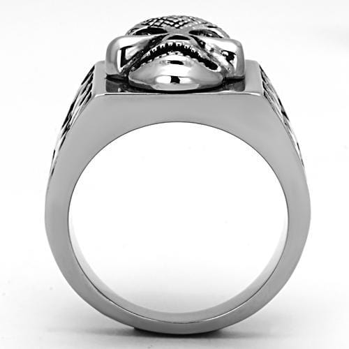 Mens Stainless Steel Rings TK1056 Stainless Steel Ring with Crystal