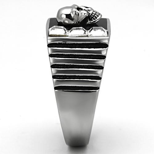 Mens Stainless Steel Rings TK1057 Stainless Steel Ring with Crystal