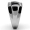 Mens Stainless Steel Rings TK1058 Stainless Steel Ring with Synthetic