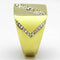 Gold Plated Rings TK1066 Gold - Stainless Steel Ring with Crystal