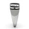 Mens Stainless Steel Rings TK1068 Stainless Steel Ring with Crystal