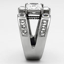 Mens Stainless Steel Rings TK1072 Stainless Steel Ring with AAA Grade CZ