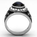 Mens Stainless Steel Rings TK1075 Stainless Steel Ring with Synthetic