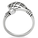 Vintage Rings TK1083 Stainless Steel Ring with Top Grade Crystal