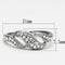 Vintage Rings TK1085 Stainless Steel Ring with Top Grade Crystal