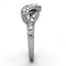 Vintage Rings TK1085 Stainless Steel Ring with Top Grade Crystal