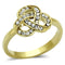 Cheap Gold Rings TK1111 Gold - Stainless Steel Ring with Top Grade Crystal