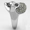 Vintage Rings TK1116 Stainless Steel Ring with Top Grade Crystal