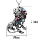 Crystal Pendant TK1125 Stainless Steel Chain Pendant with Top Grade Crystal