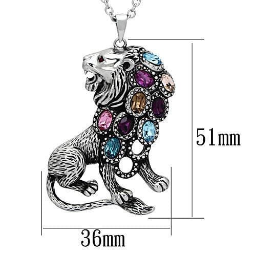 Crystal Pendant TK1125 Stainless Steel Chain Pendant with Top Grade Crystal