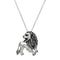 Crystal Pendant TK1126 Stainless Steel Chain Pendant with Crystal in Siam