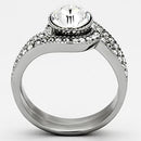 Cheap Rings TK1155 Stainless Steel Ring with Top Grade Crystal