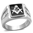 Mens Stainless Steel Rings TK1158 Stainless Steel Ring with Crystal