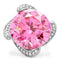 Cheap Rings TK117 Stainless Steel Ring with AAA Grade CZ in Rose