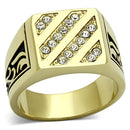 Cheap Gold Rings TK1189 Gold - Stainless Steel Ring with Top Grade Crystal