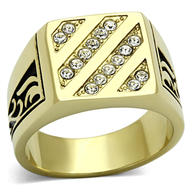 Cheap Gold Rings TK1189 Gold - Stainless Steel Ring with Top Grade Crystal