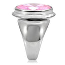 Cheap Rings TK118 Stainless Steel Ring with AAA Grade CZ in Rose