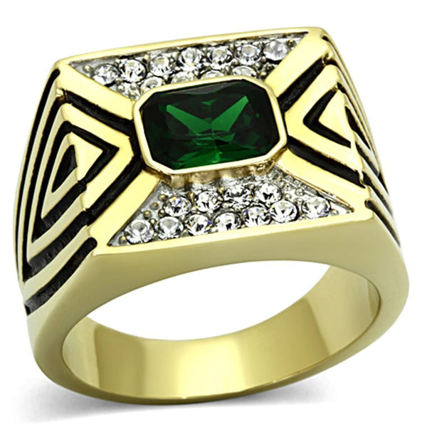 Cheap Gold Rings TK1195 Two-Tone Gold - Stainless Steel Ring