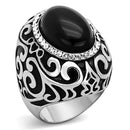 Fashion Rings For Women TK1211 Stainless Steel Ring with Synthetic