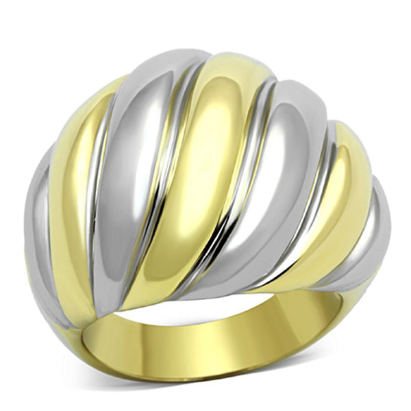 Cheap Gold Rings TK1219 Two-Tone Gold - Stainless Steel Ring