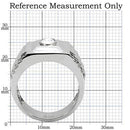 Mens Stainless Steel Rings TK122 Stainless Steel Ring with AAA Grade CZ