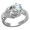 Cheap Rings TK1230 Stainless Steel Ring with AAA Grade CZ