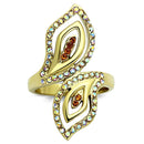 Cheap Gold Rings TK1289 Gold - Stainless Steel Ring with Top Grade Crystal