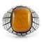 Mens Stainless Steel Rings TK129 Stainless Steel Ring with Synthetic