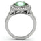 Cheap Rings TK1317 Stainless Steel Ring with Top Grade Crystal in Emerald