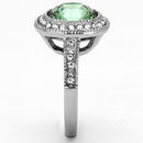 Cheap Rings TK1317 Stainless Steel Ring with Top Grade Crystal in Emerald